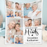 Forever in our Hearts 10 Photo Collage Memorial Fleece Blanket