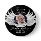 Forever In Our Hearts Angel Wings Photo Funeral