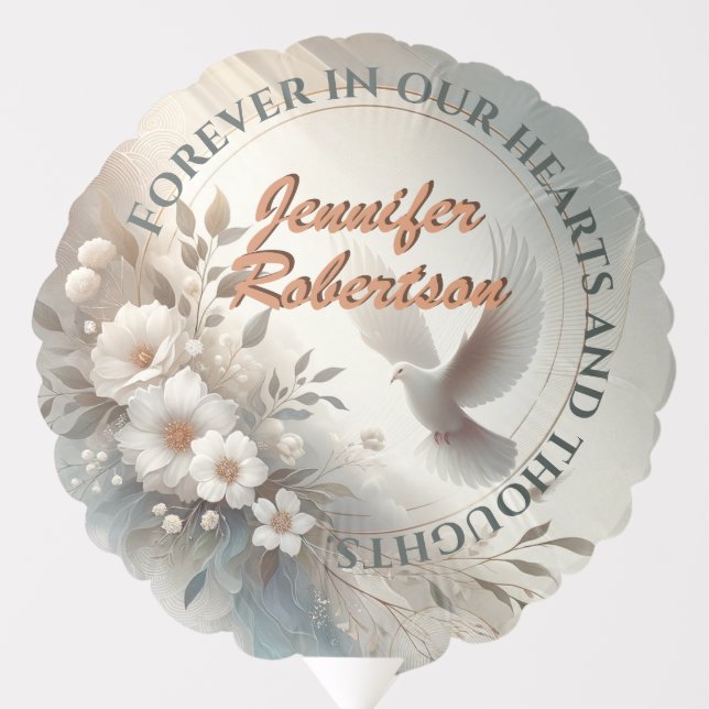 Forever in Our Hearts  Balloon (Front)