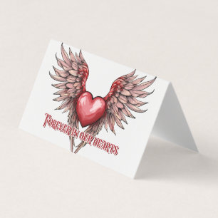 Forever in our hearts business card