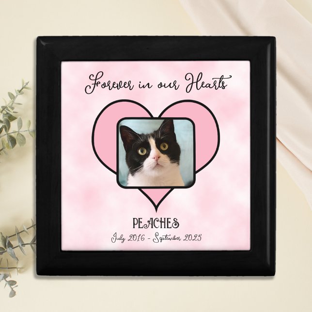 Forever in our Hearts Cat Memorial Keepsake Box (Creator Uploaded)