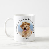 Forever in our Hearts Custom 2 Photo Pet Memorial Coffee Mug (Left)