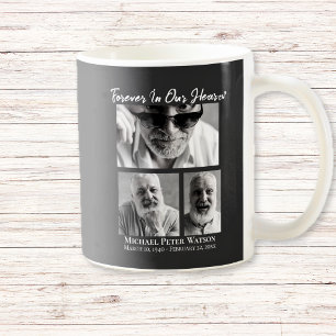 Forever in our Hearts Dad Grandpa Memorial Coffee Mug