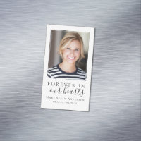 Forever in Our Hearts Funeral Favor Tribute