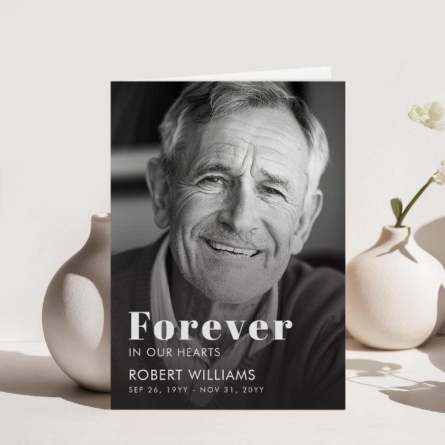Forever In Our Hearts Funeral Photo Program (Creator Uploaded)