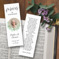 Forever in Our Hearts Funeral Poem Photo