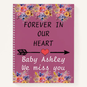 Forever in our hearts grief miscarriage journal