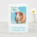 Forever in Our Hearts: Guinea Pig sympathy card 