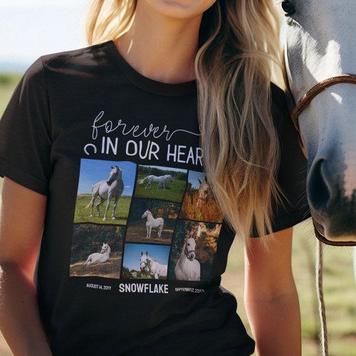 Forever In Our Hearts Horse Memorial Photo Collage