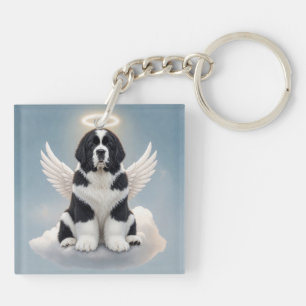 Forever in Our Hearts (Landseer) Keychain