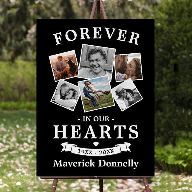 Forever in our Hearts Memorial Foam Board (Creator Uploaded)