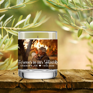 Forever in our Hearts Memorial Keepsake Photo Scented Candle