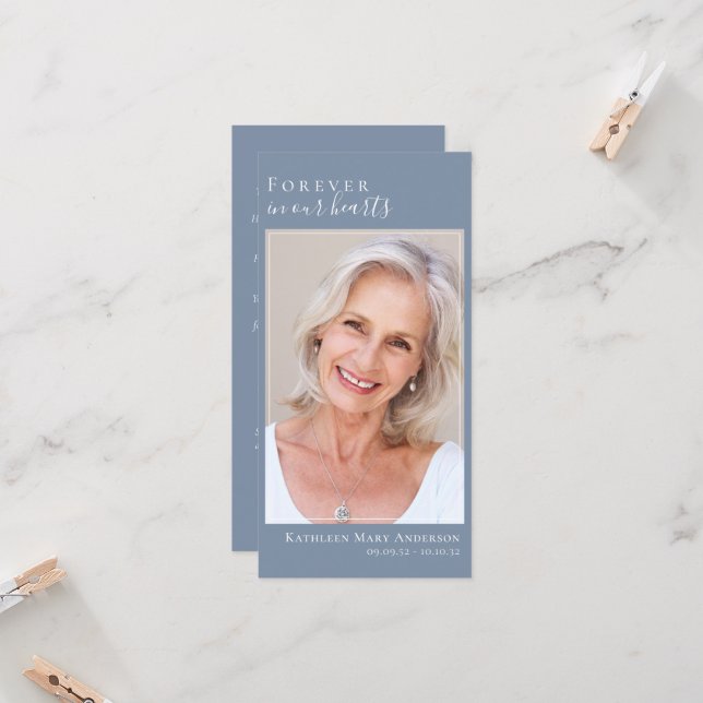 Forever in Our Hearts Memorial Large 8x4 Bookmark (Front/Back In Situ)