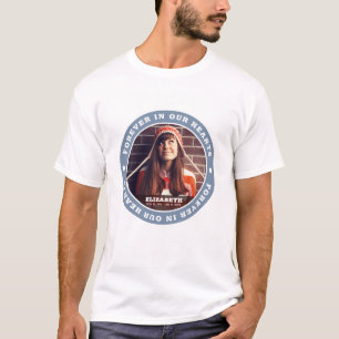 Forever in our Hearts Modern Simple Custom Photo T-Shirt