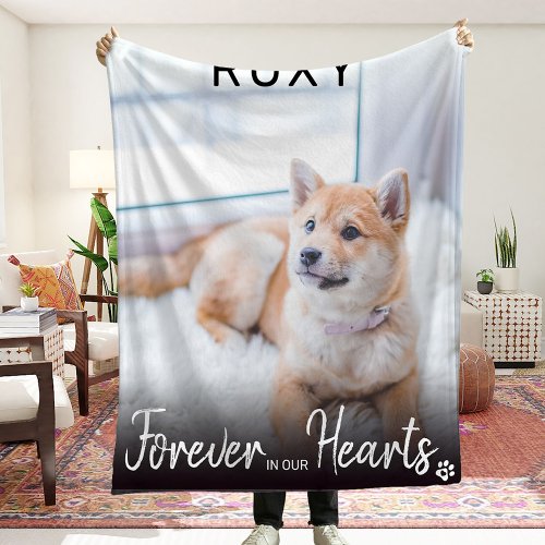 Forever in our Hearts Name Pet Loss Memorial