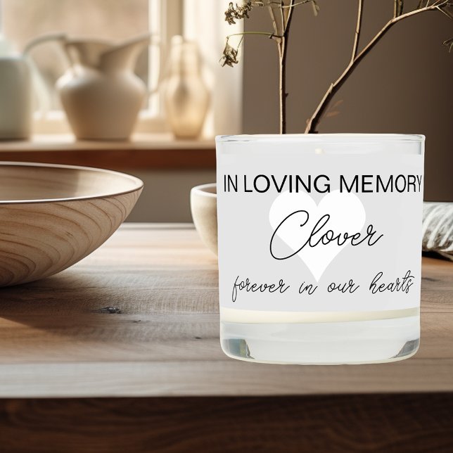 Forever in our Hearts Pet Dog Cat Memorial  Scented Candle (Creator Uploaded)