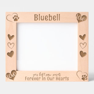 Forever In Our Hearts Pet Memorial Engraved Frames