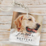 Forever in our Hearts Pet Memorial Modern Photo Keychain