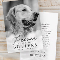 Forever in our Hearts Pet Memorial Modern Photo