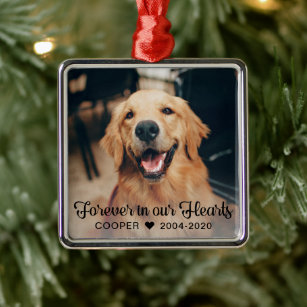 personalized pet ornaments in memory