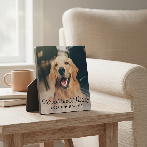 Forever in our Hearts Pet Memorial Photo
