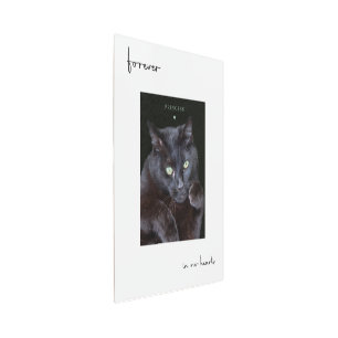 Forever in Our Hearts Pet Memorial Portrait Metal Print