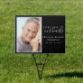 Forever in Our Hearts Photo Funeral Memorial Sign