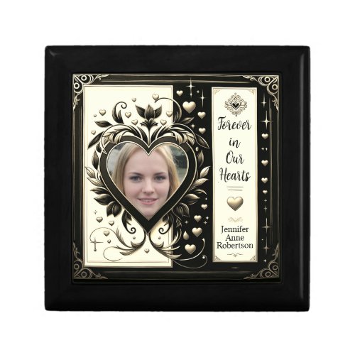 Forever in Our Hearts Photo Memorial Gift Box