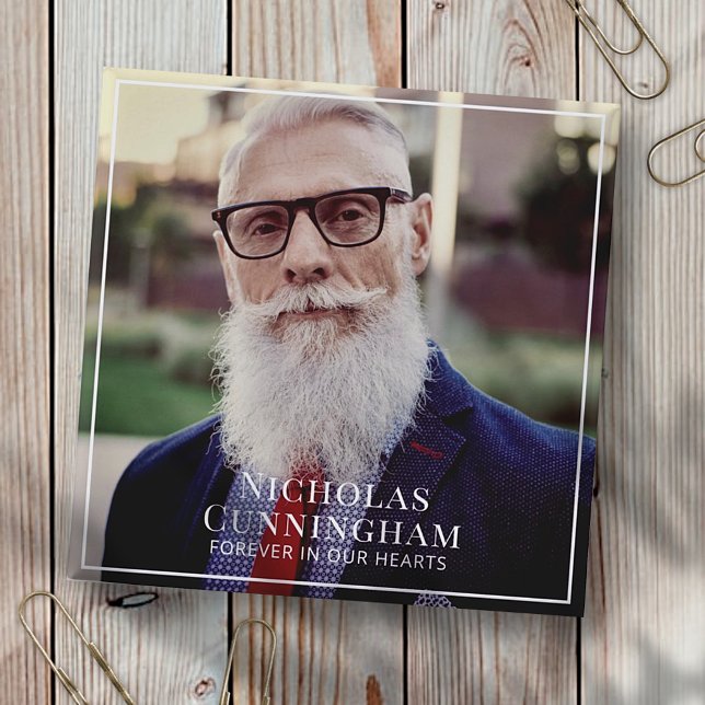 Forever In Our Hearts Photo Memorial Keepsake Button (Creator Uploaded)