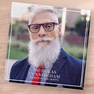 Forever In Our Hearts Photo Memorial Keepsake Magnet