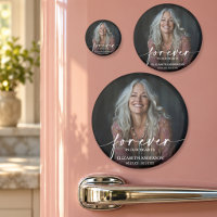 Forever in our Hearts Photo Memorial Magnet
