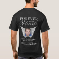 Forever in Our Hearts Photo Memorial T-Shirt