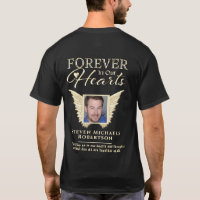 Forever in Our Hearts Photo Memorial T-Shirt
