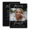Forever In Our Hearts Simple Script Photo Funeral 