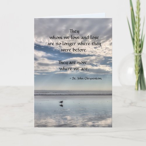 Forever In Your Heart Sympathy Card