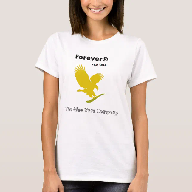 Forever Living Products Aloe Vera T-Shirts, Women's, Size: Small, White