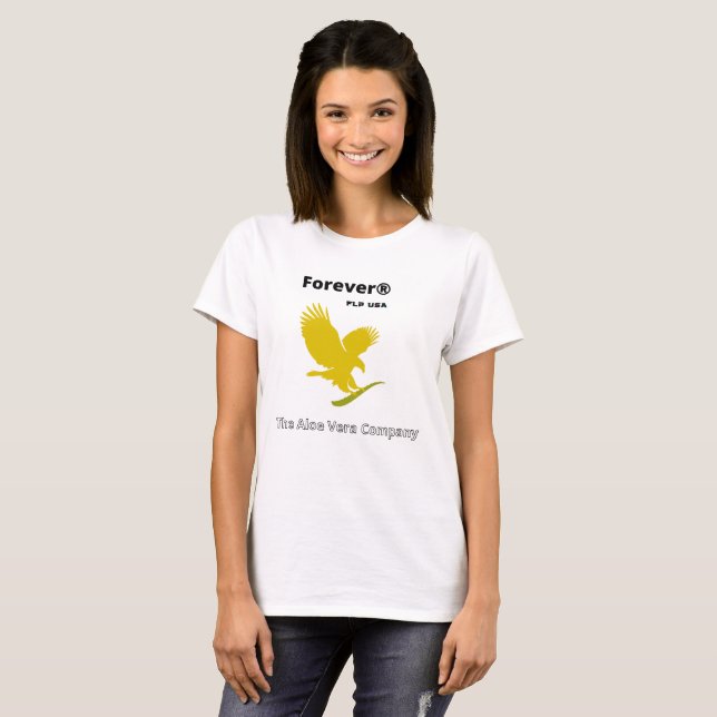 Forever Living Products Aloe Vera T-Shirts, Women's, Size: Small, White