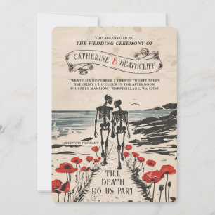 Forever Love by the Sea Wedding Invitation