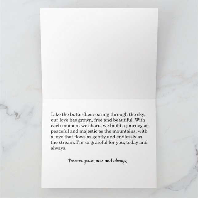 Forever Love Card (Inside)