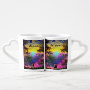 Forever love coffee mug set