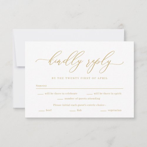 Forever Love EDITABLE COLOR Wedding RSVP Card