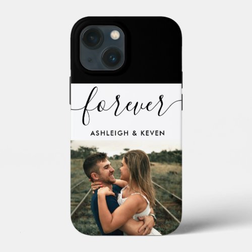 Forever Love Photo Personalized iPhone 13 Mini Case