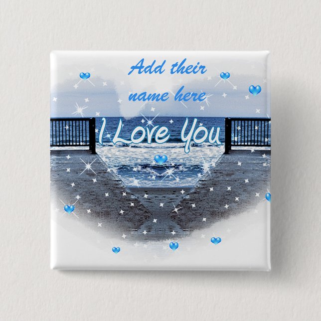 Forever Love_ Pinback Button (Front)