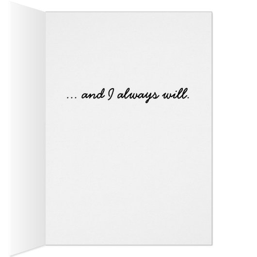 Forever Love Poem (Inside (Right))