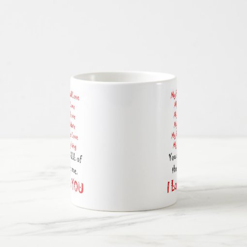 Forever Love Poem Coffee Mug | Zazzle