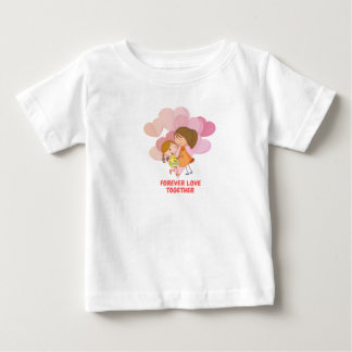 Forever Love Together - Baby T-Shirt Design