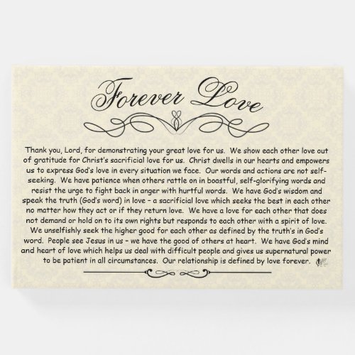 Forever Love Wedding Guest Book