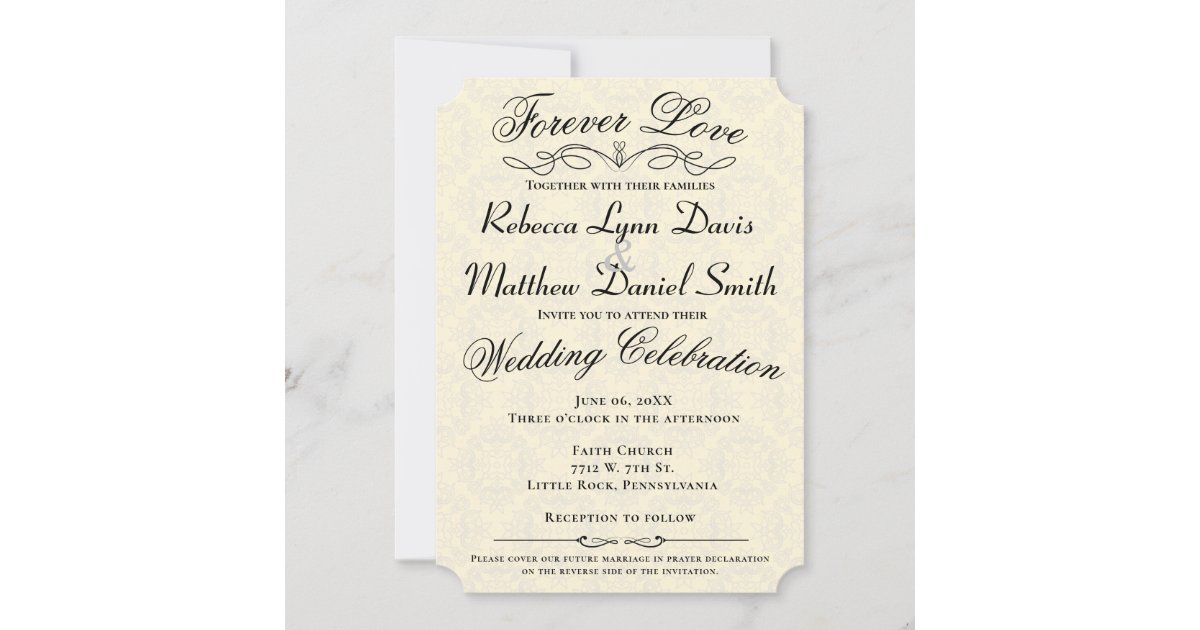 Forever Invitation Card