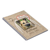 Forever Loved Angel Wings Pet Sympathy Custom Notebook (Right Side)