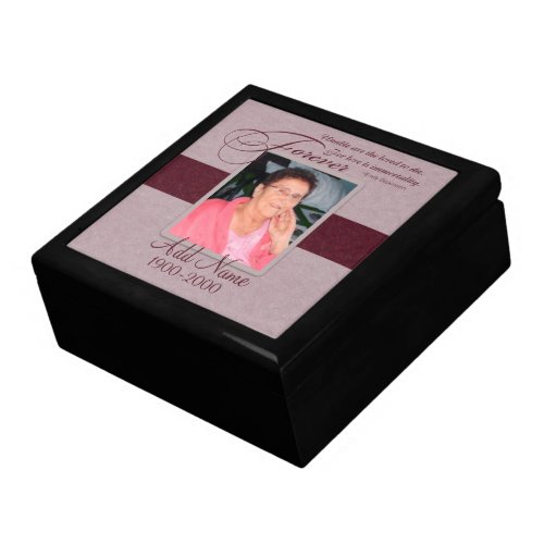 Forever Loved Custom Memorial Keepsake Gift Box